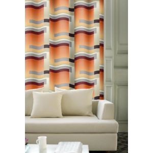 Forbyt, Záves dekoračný, OXY Stripes oranžový 150 cm