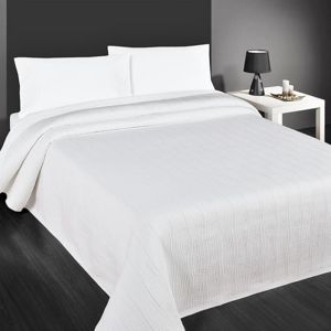 Forbyt Prikrývka na posteľ, Capri, biela 140 x 220 cm