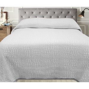 Forbyt, Prikrývka na posteľ, Carson, šedý 240 x 260 cm