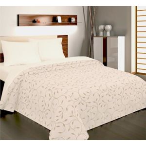 Forbyt, Prikrývka na posteľ, Indiana šedobéžová 240 x 260 cm