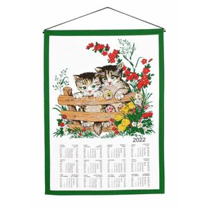 kalendár textilné, Mačičky 2022
