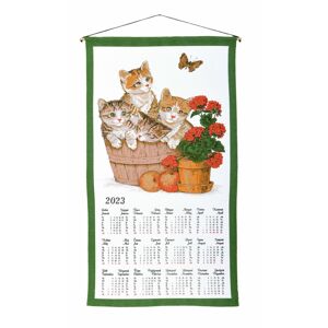 kalendár textilné, Mačky 2023