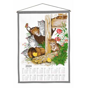 Kalendár textilný, Mačky 2024