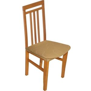 Forbyt, Poťah multielastický na sedák stoličky, Lazos tmavo béžový komplet 2 ks
