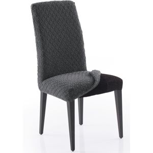 Forbyt, Poťah elastický na celú stoličku, komplet 2 ks MARTIN, tm.šedý