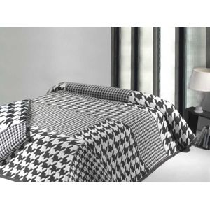 Forbyt, Prikrývka na posteľ, Mix, čiernobiely 140 x 220 cm