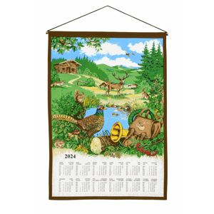Kalendár textilný, Poľovnícky 2024