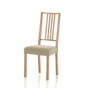 Poťah elastický na sedák stoličky, Petra komplet 2 ks, béžový