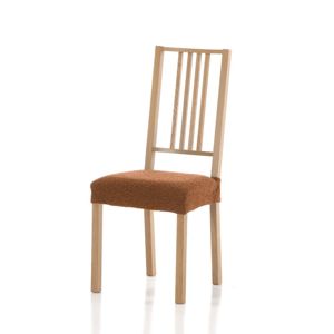 Poťah elastický na sedák stoličky, Petra komplet 2 ks, oranžový
