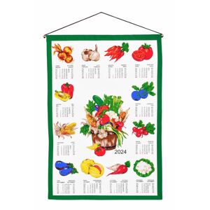 Kalendár textilný, Zelenina 2024