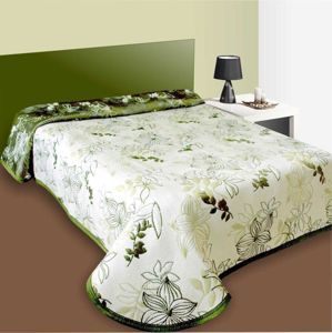 Forbyt Prehoz na posteľ Lisabon zelený 240 x 260 cm