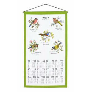 kalendár textilné, Vtáky 2022